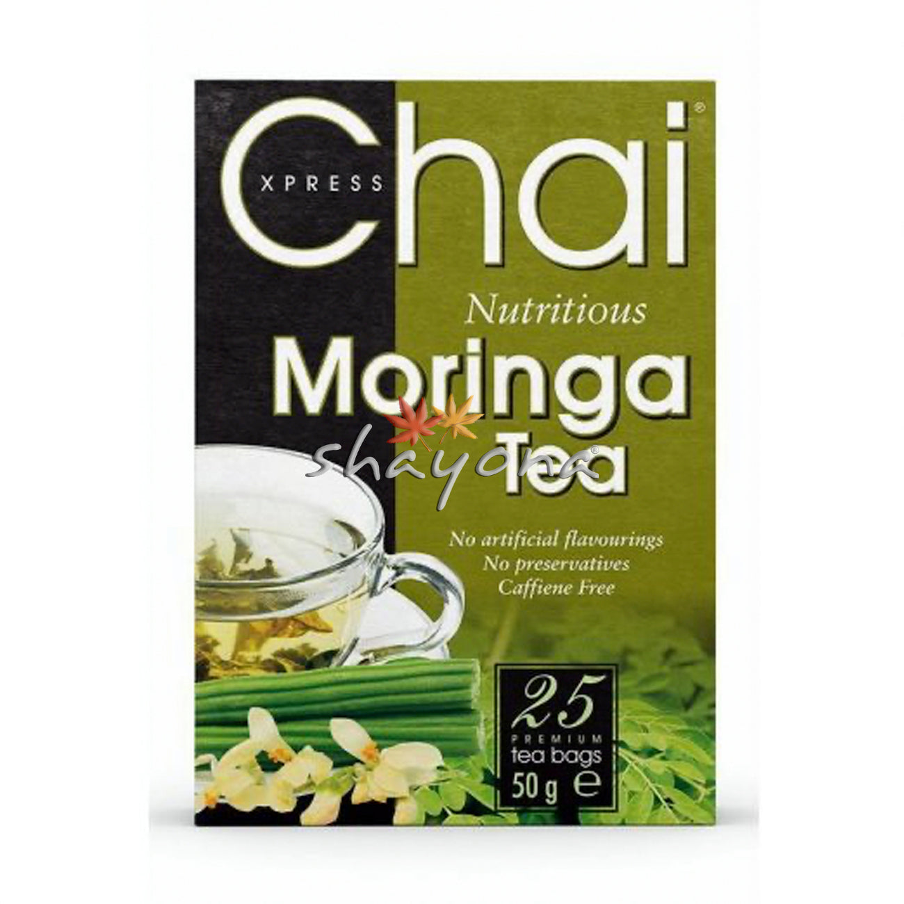 Chai Xpress Moringa Tea Bags Shayona UK