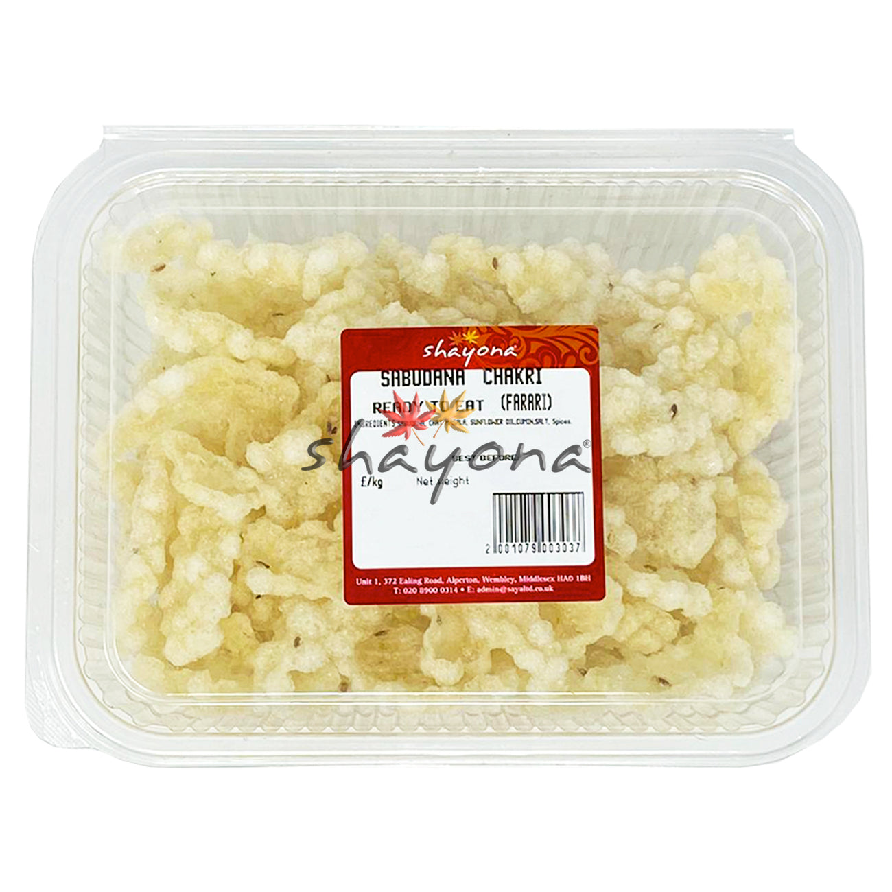Shayona Sabudana Farari Chakri