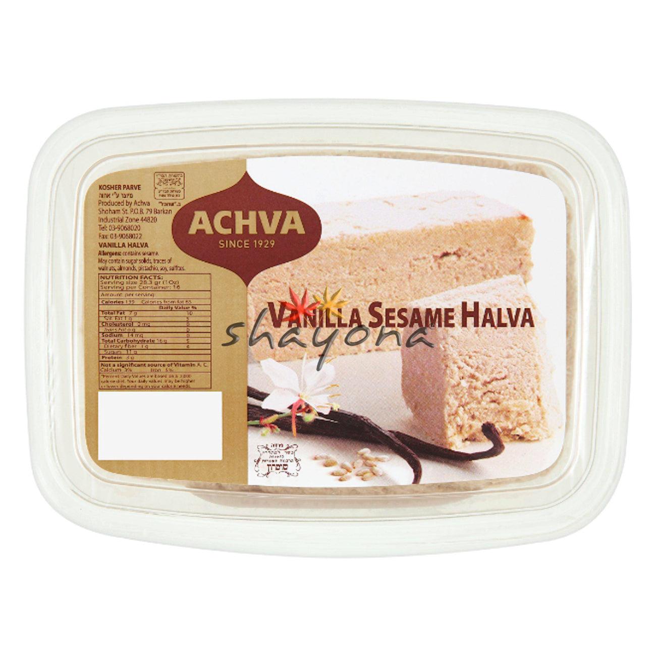 Achva Vanilla Sesame Halva Shayona UK