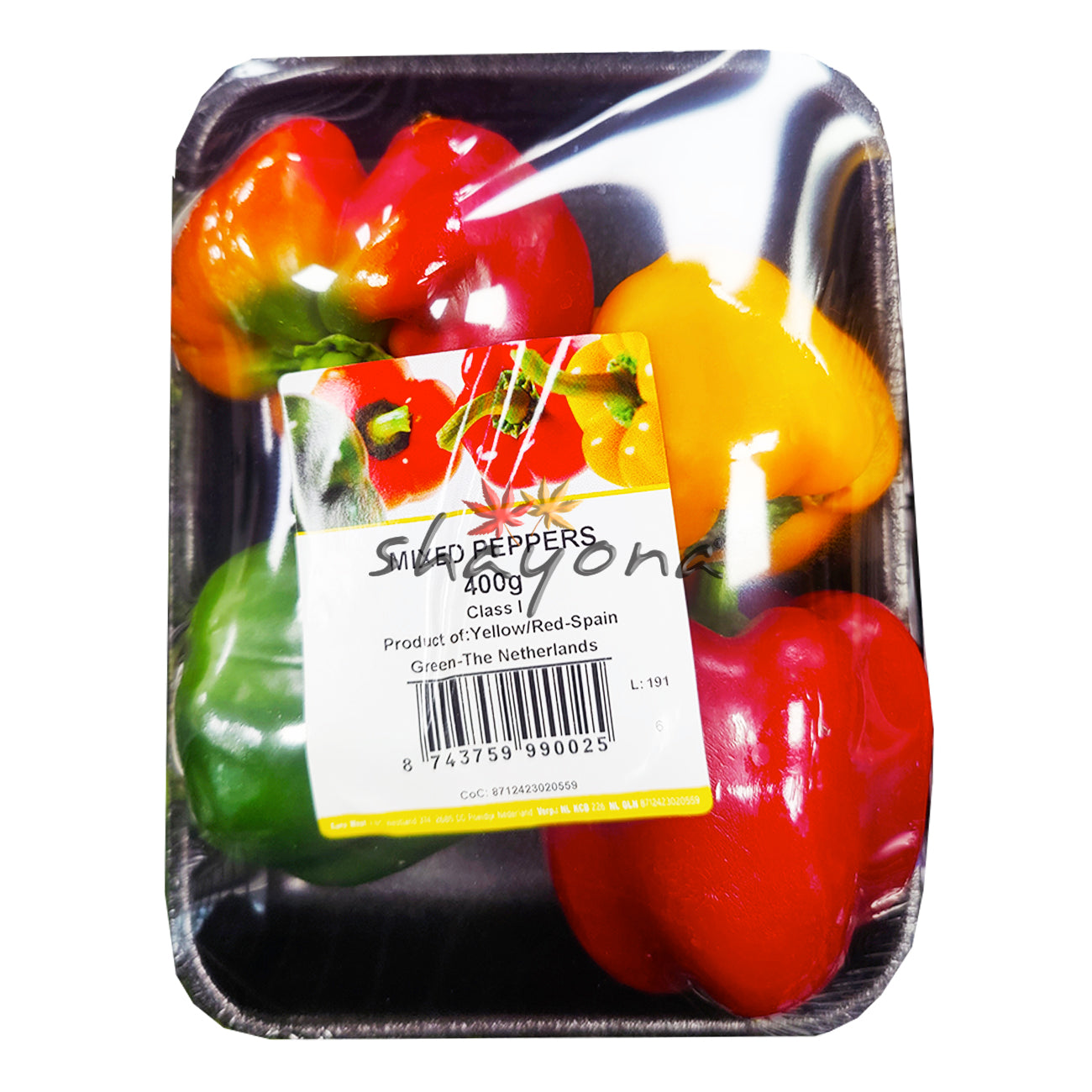 Mixed Capcicum Peppers- 400g