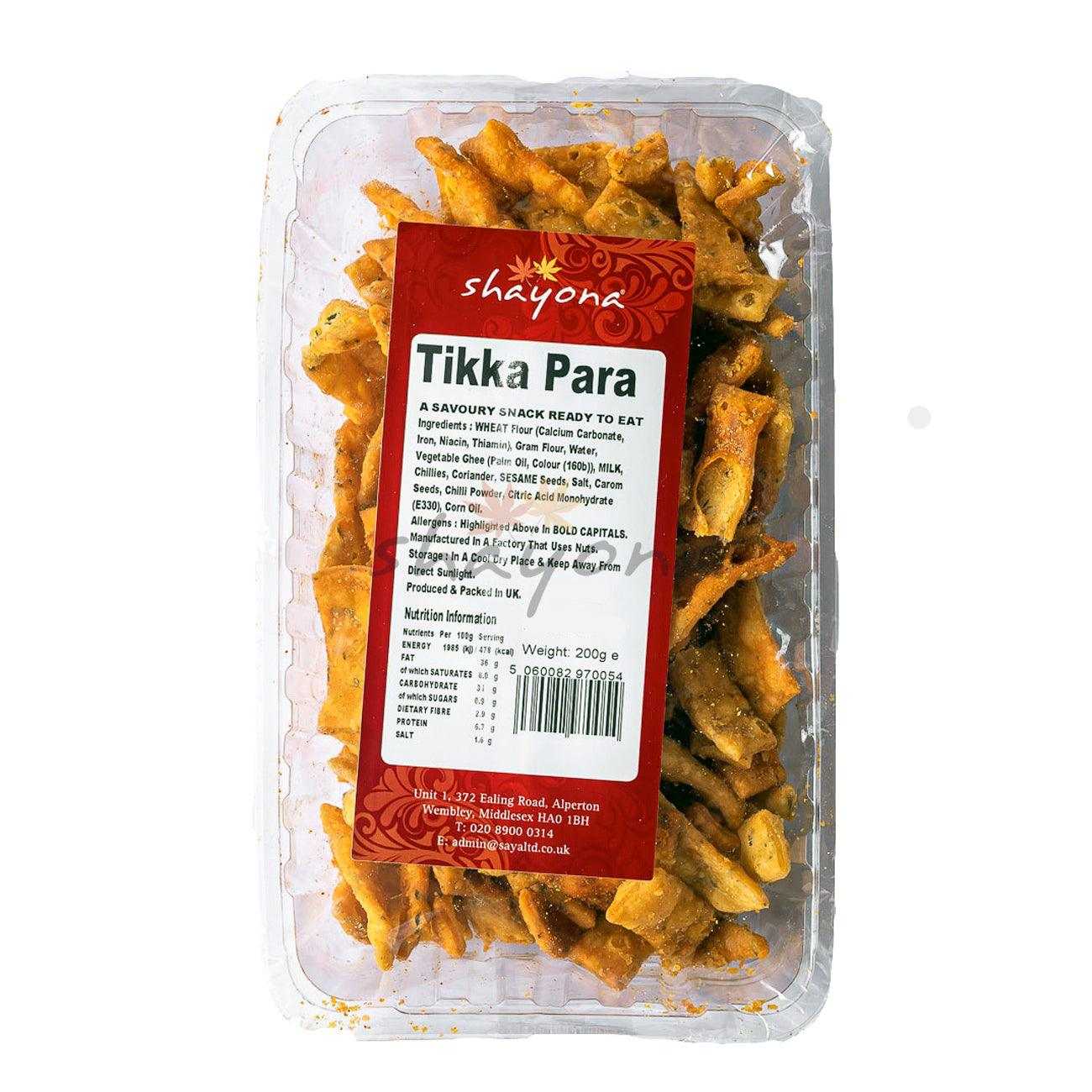 Shayona Tikka Para