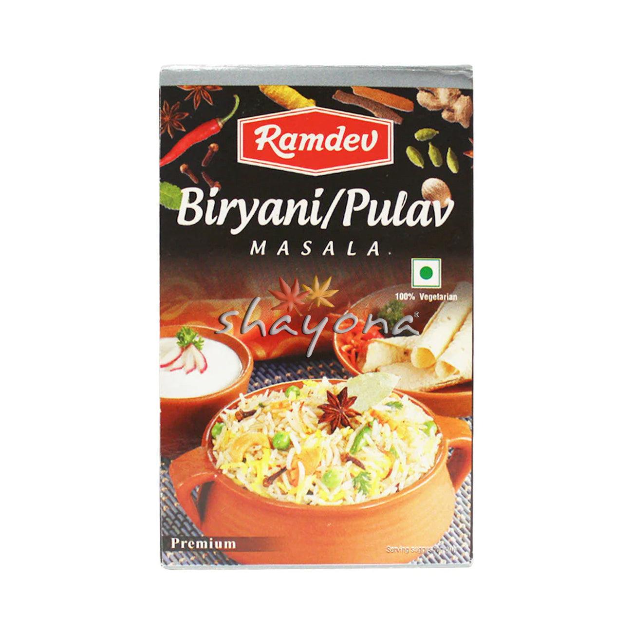 Ramdev Biryani Pulav Masala - Shayona UK