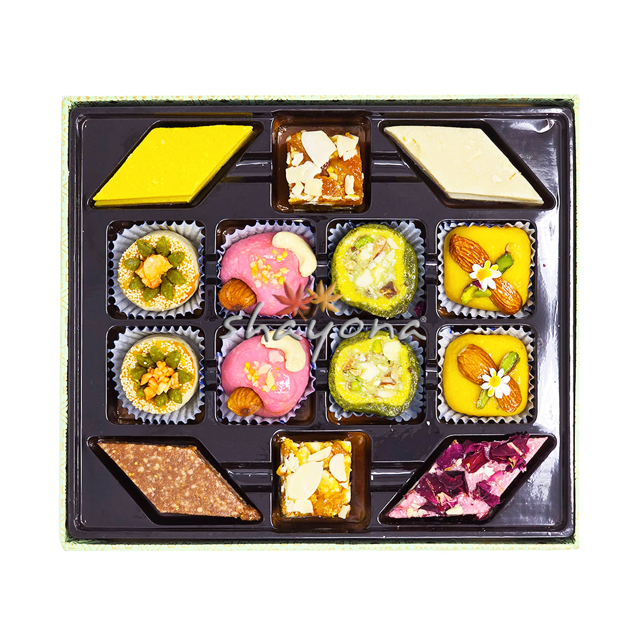 Shayona Dry Fruit Mithai Gift Box - 18 Pieces