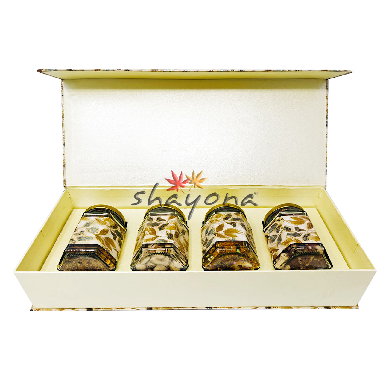 Shayona Mukhwas & Nuts Gift Box - 4 Jar