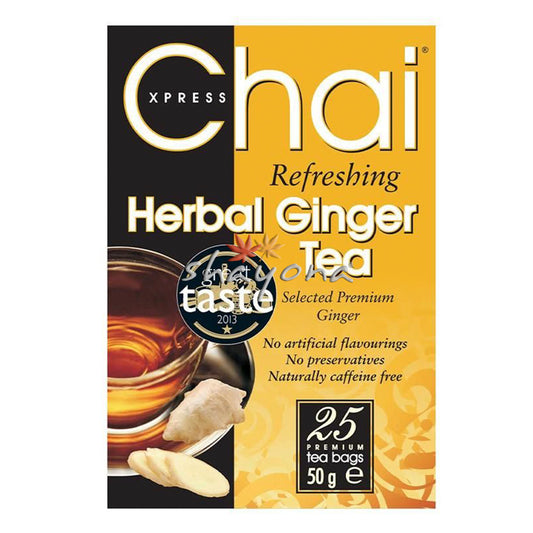 Chai Xpress Herbal Ginger Tea Bags