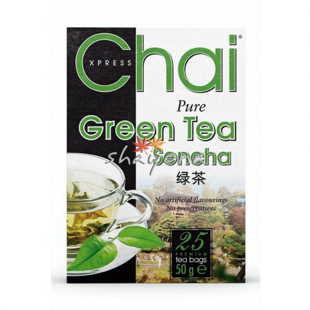 Chai Xpress Pure Green Tea Sencha Tea Bags