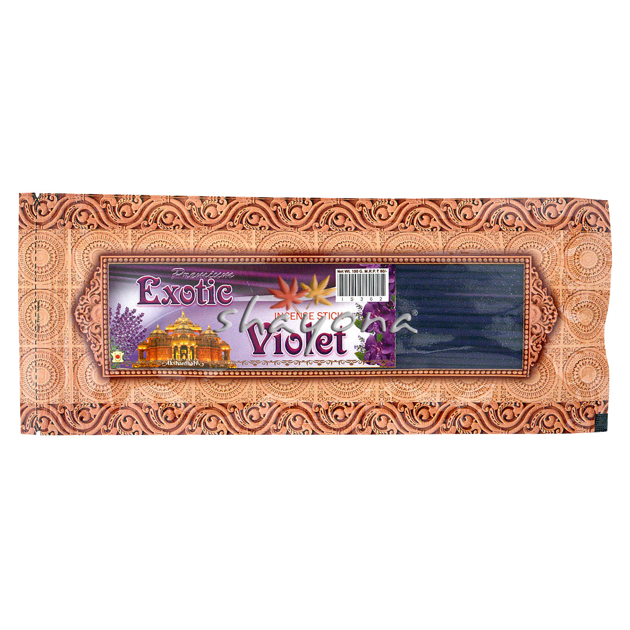 BAPS Akshardham Exotic Violet Incense Sticks