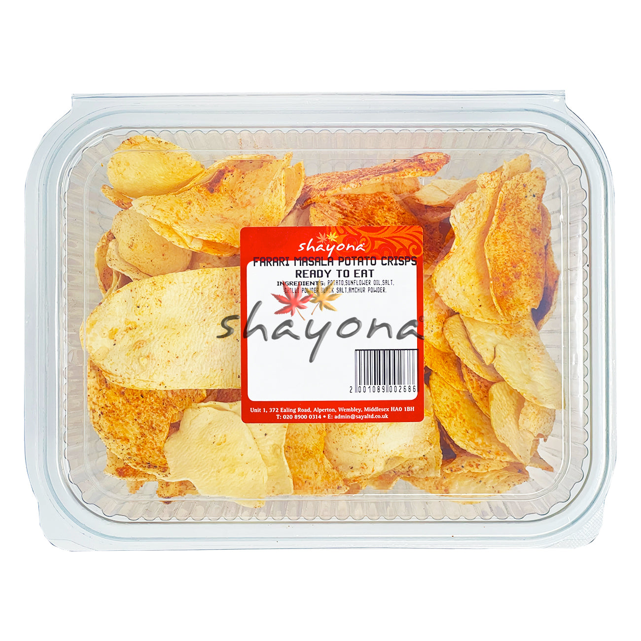 Shayona Farari Masala Potato Crisps