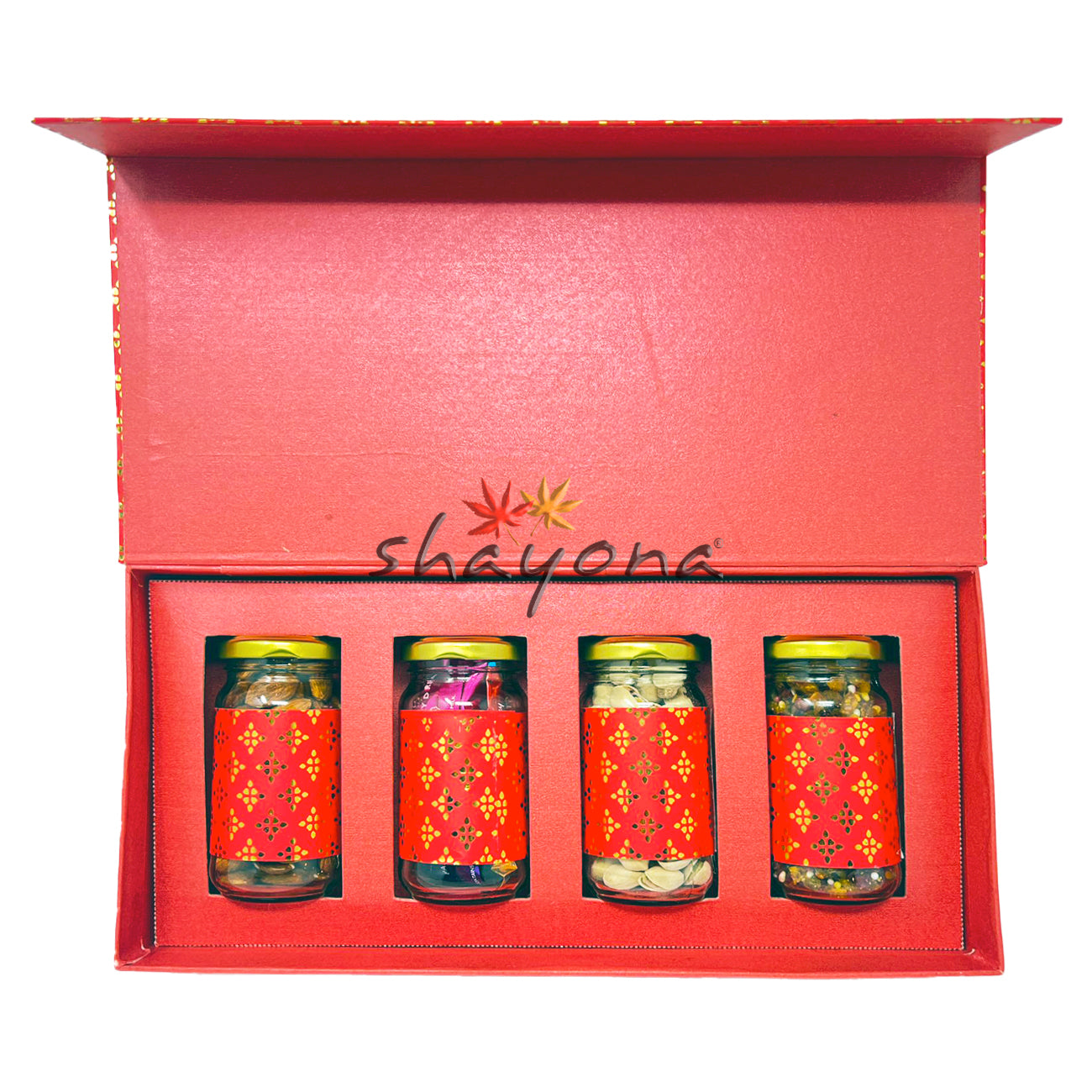 Shayona Festive Gift Box - 4 Jar