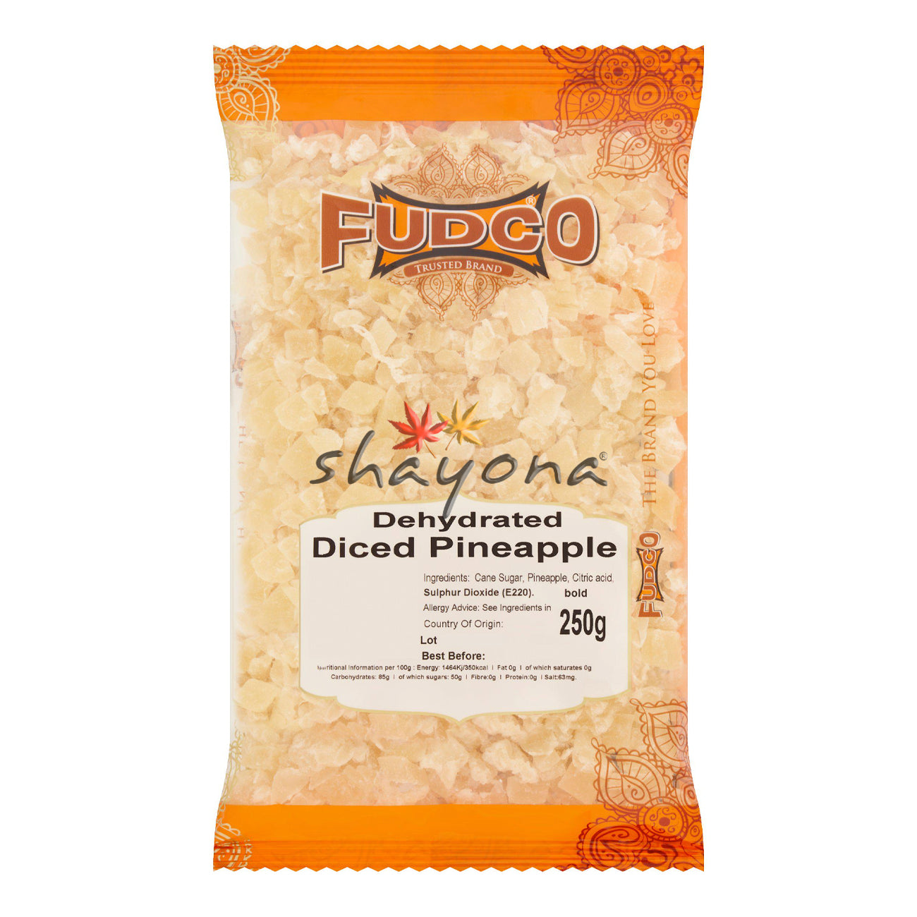 Fudco Dehydrated Diced Pineapple