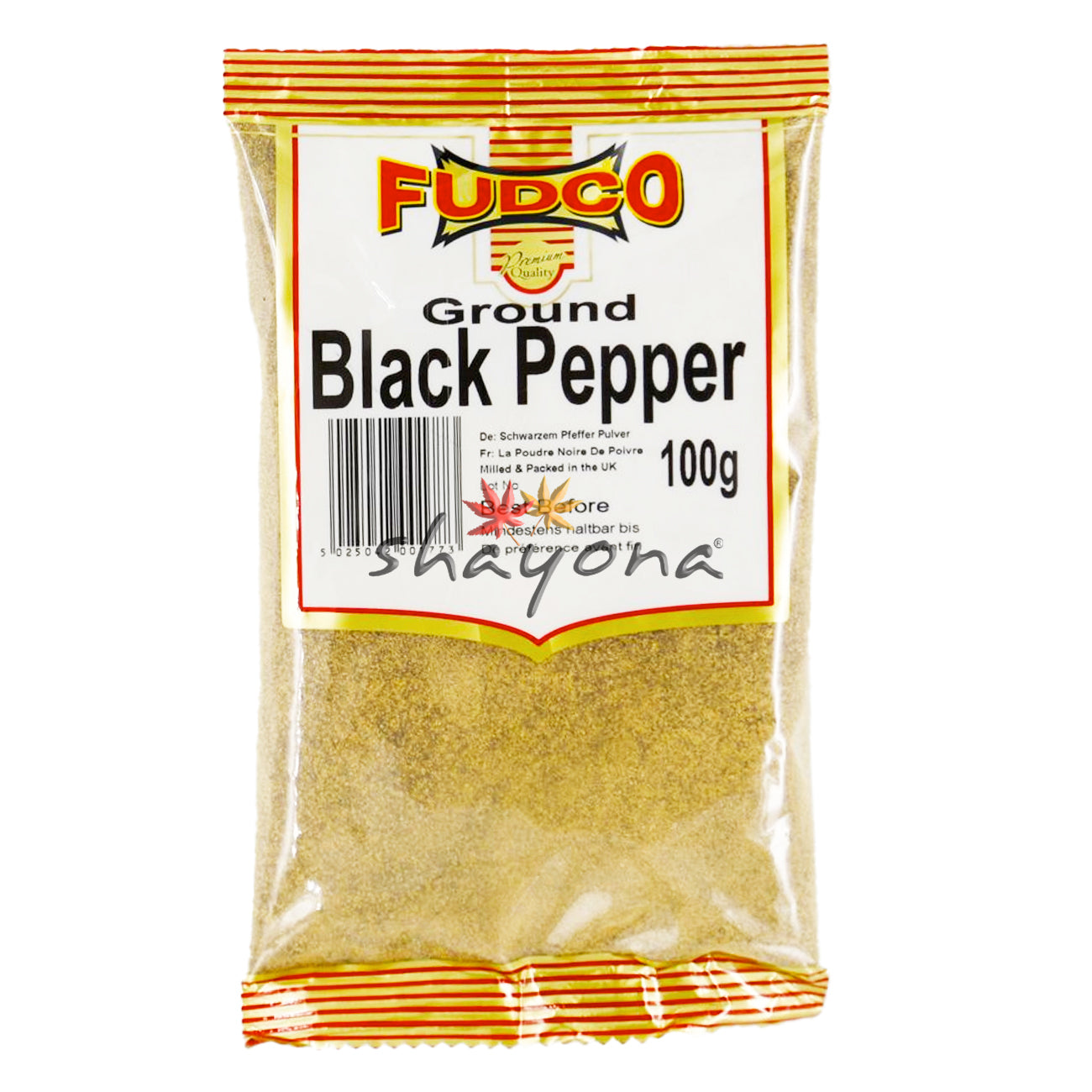 Fudco Ground Black Pepper