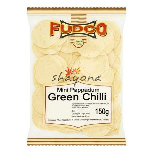 Fudco Mini Papad Green Chilli