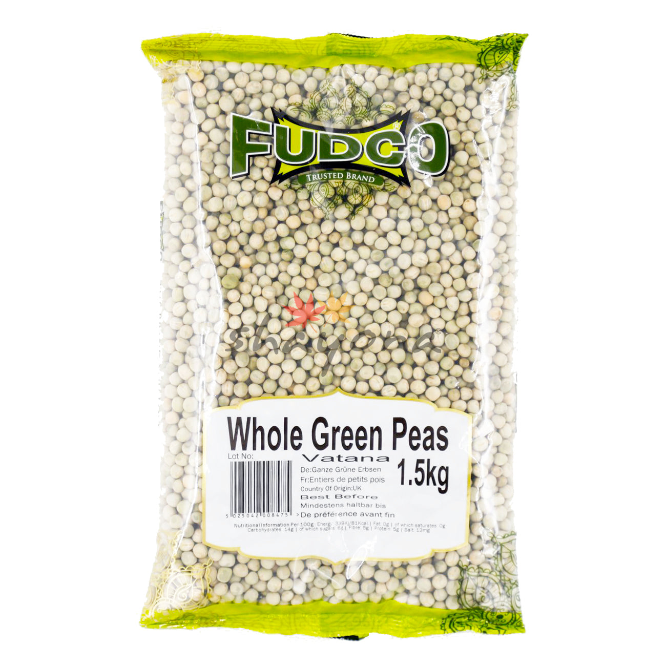 Fudco Whole Green Peas
