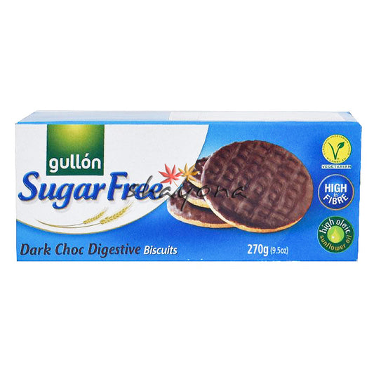 Gullon Sugar Free Dark Choc Digestive Biscuits
