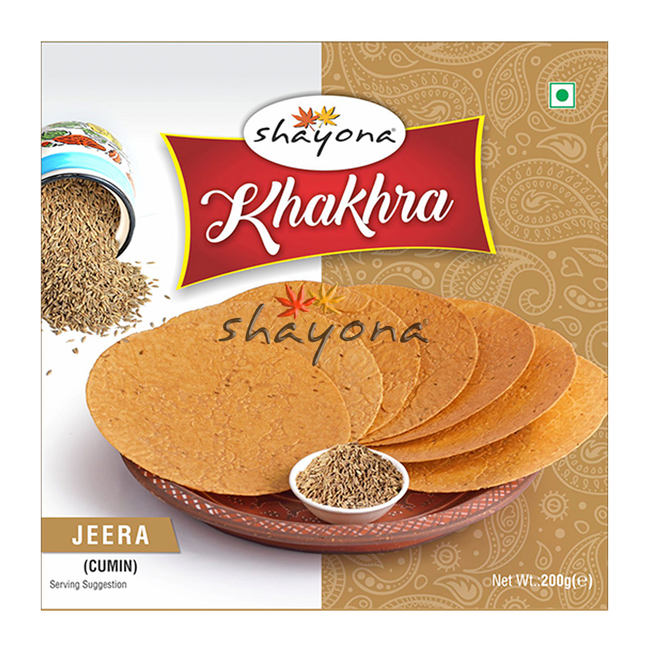 Shayona Khakhra - Jeera