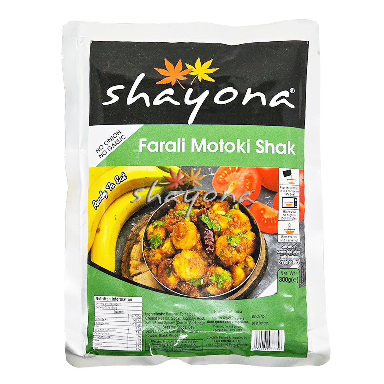 Shayona Farali Motoki Shak