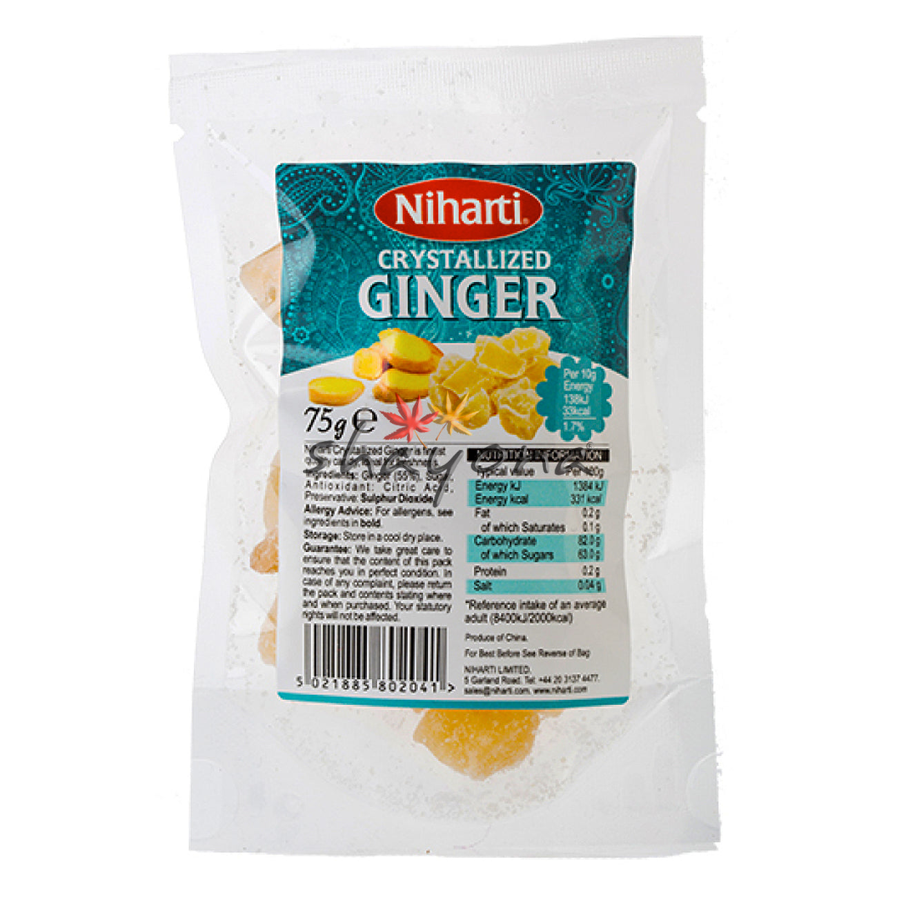 Niharti Crystalised Ginger