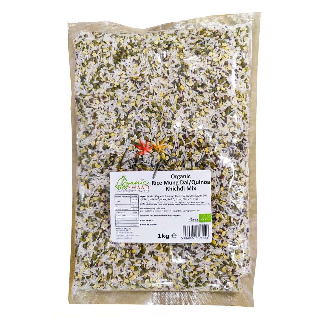 Organic Swaad Rice Mung Dal/Quinoa Khichdi Mix