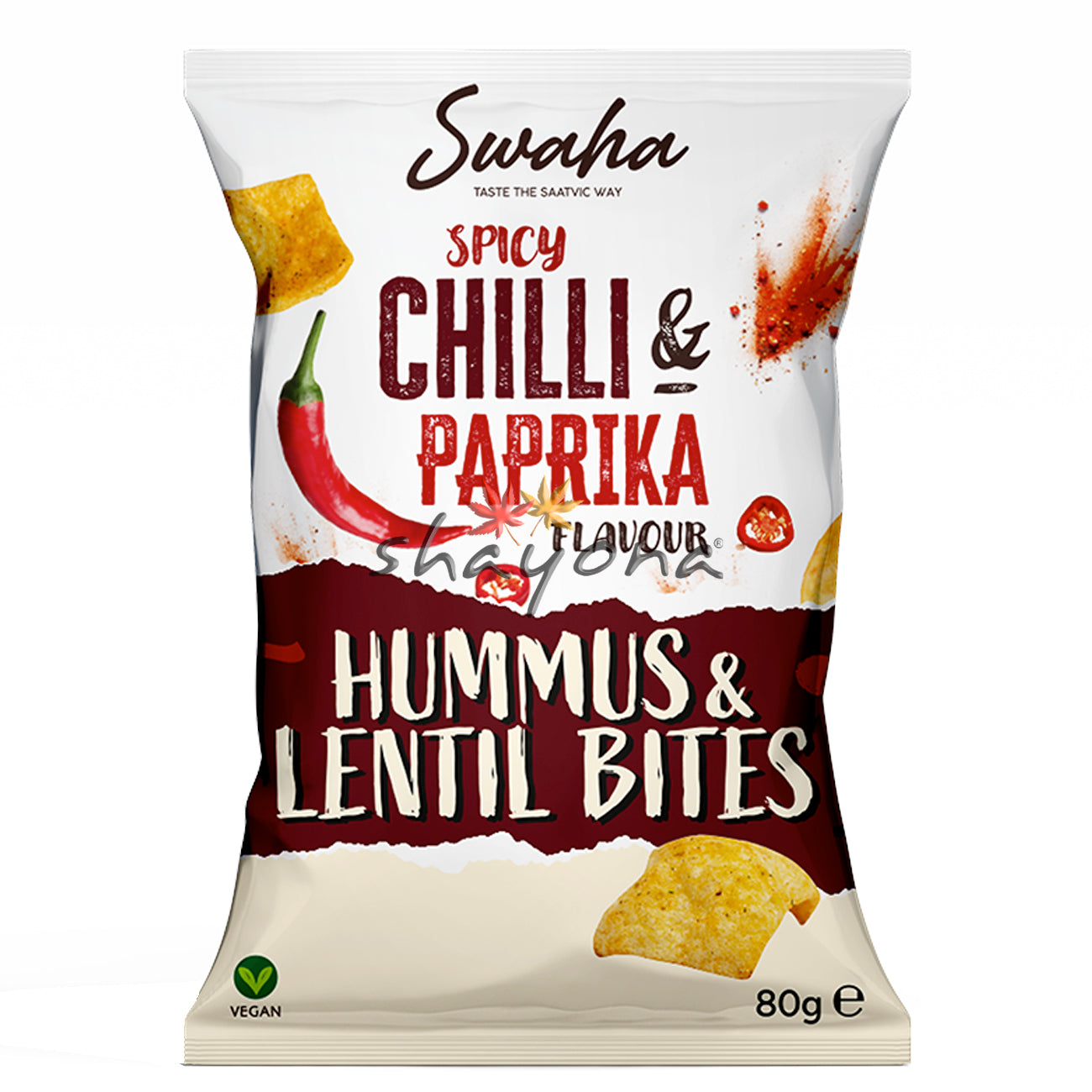 Swaha Chilli & Paprika Hummus & Lentil Bites