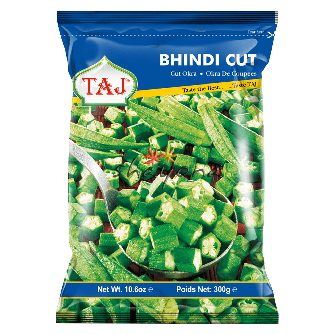 Taj Frozen Bhindi Cut – Shayona UK