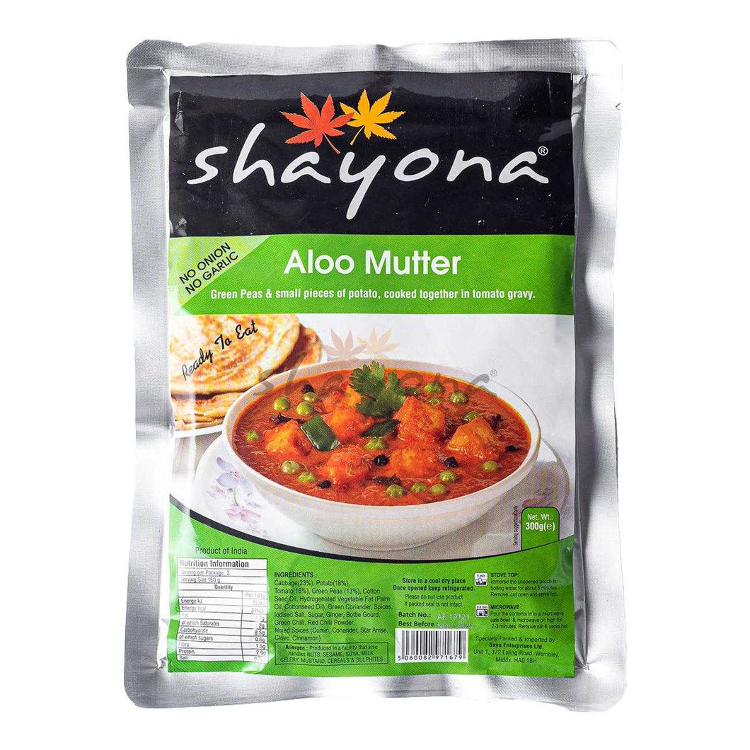 Shayona Aloo Mutter