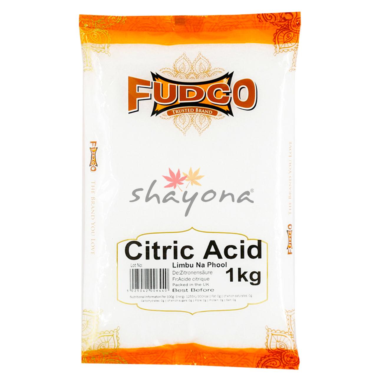 Fudco Citric Acid - Shayona UK