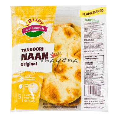 Crispy Just Baked Naan - Original - Shayona UK