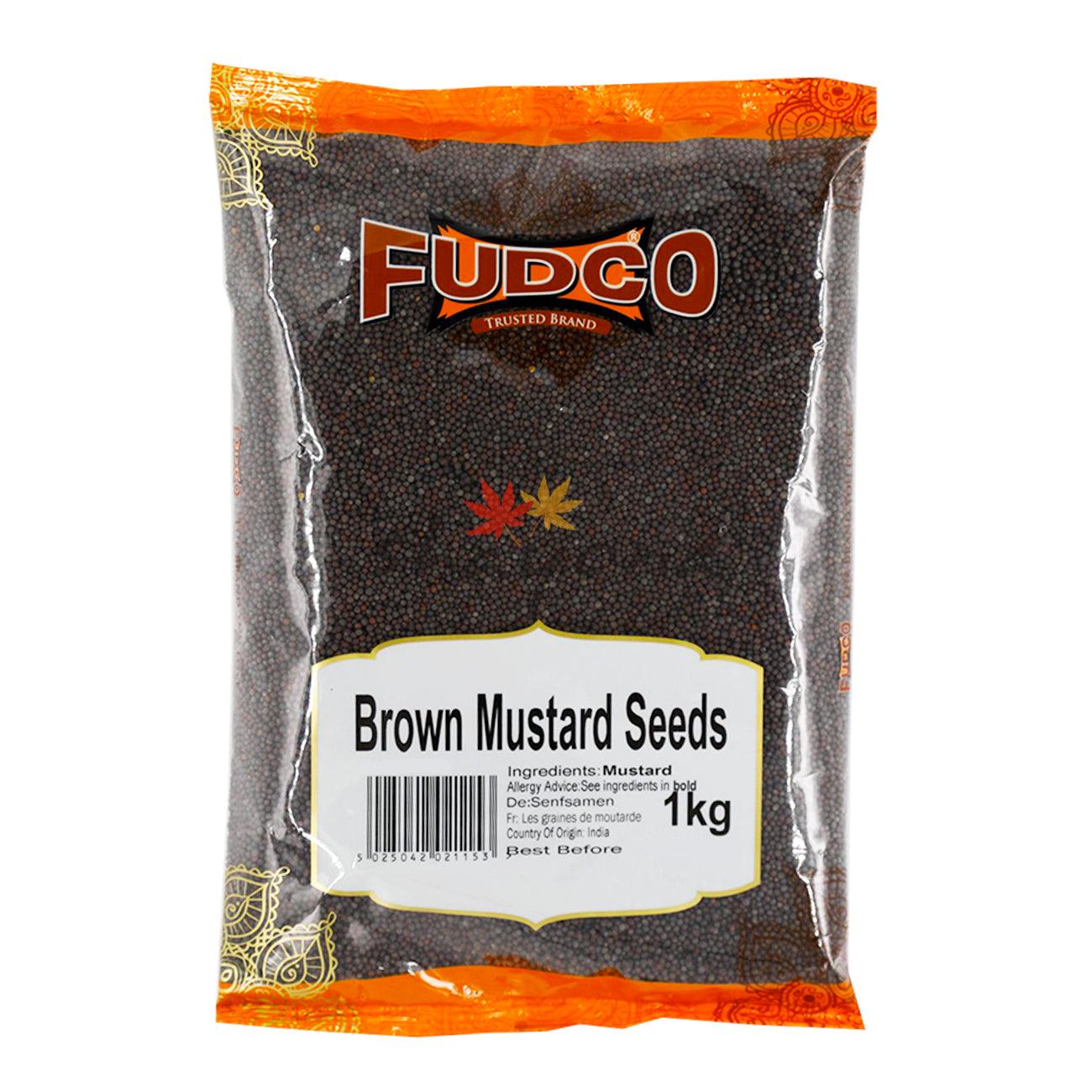 Fudco Brown Mustard Seeds - Shayona UK