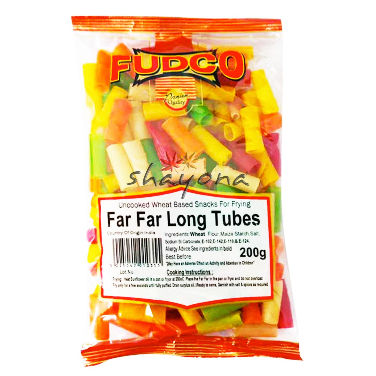 Fudco Far Far Long Tubes Coloured - Shayona UK