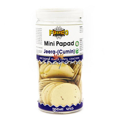 Fudco Mini Papad Jeera - Shayona UK