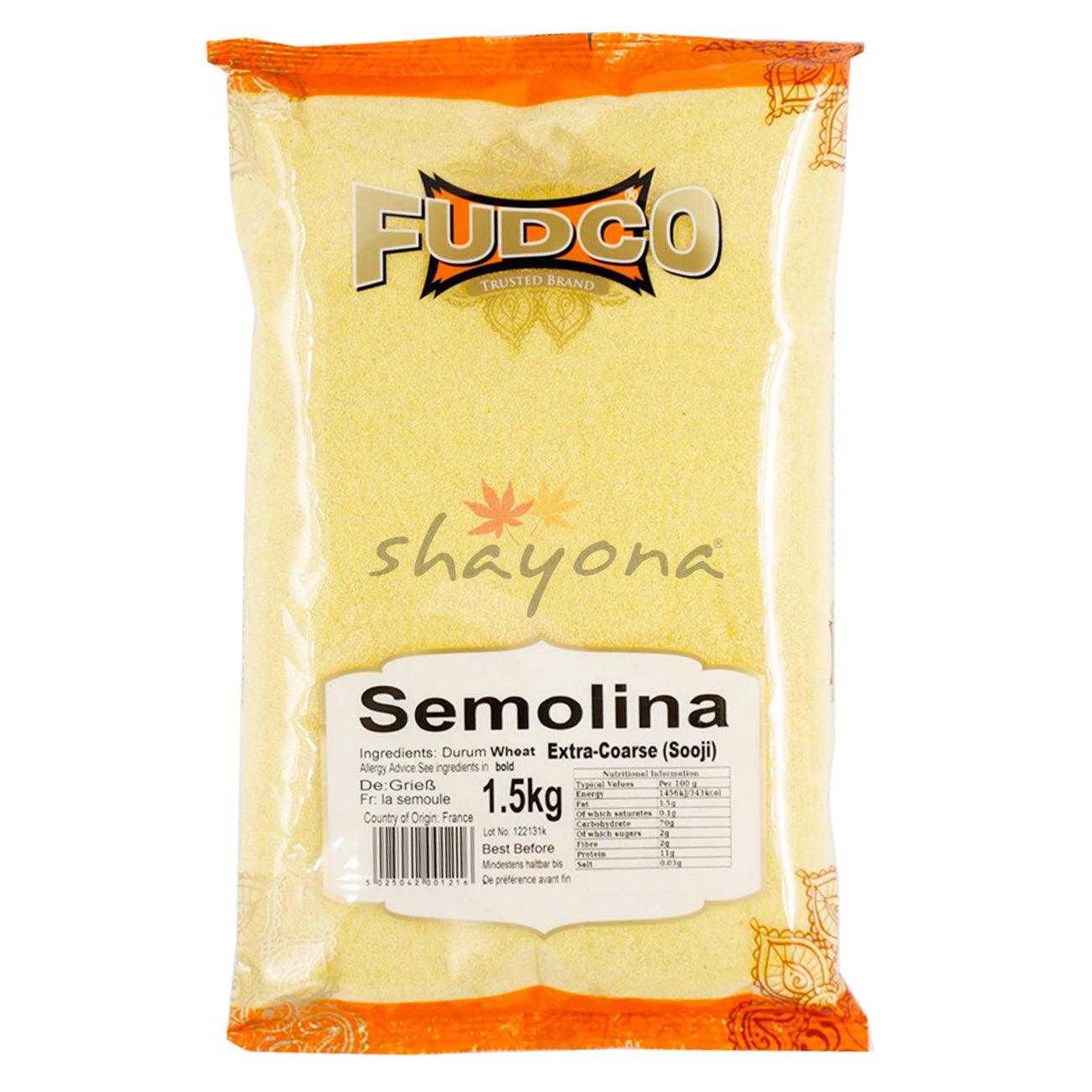 Fudco Semolina - Shayona UK