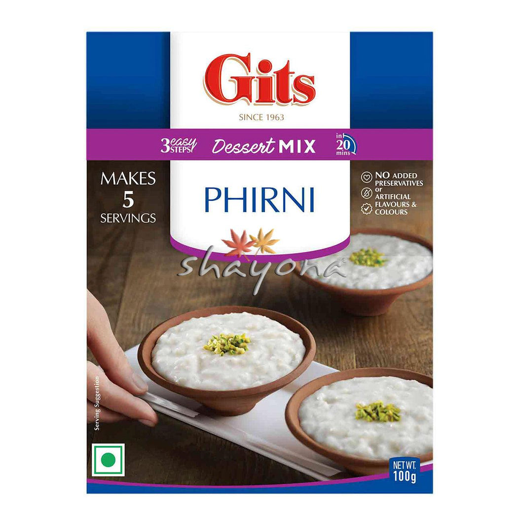 Gits Phirni - Shayona UK