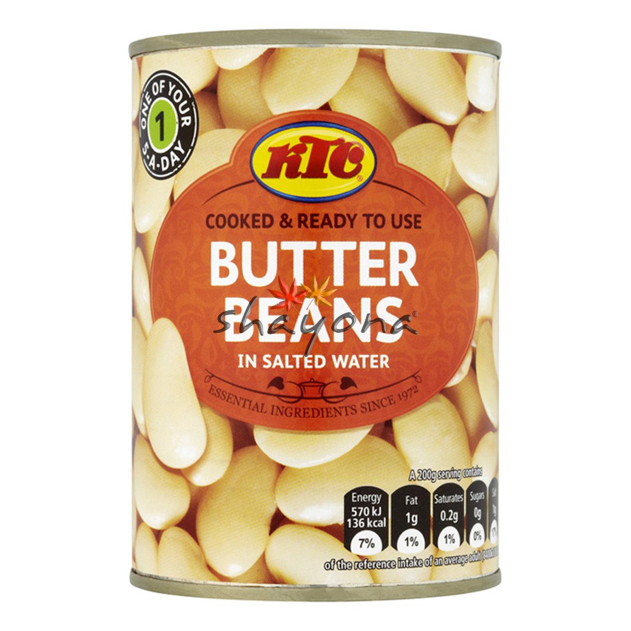 KTC Butter Beans - Shayona UK