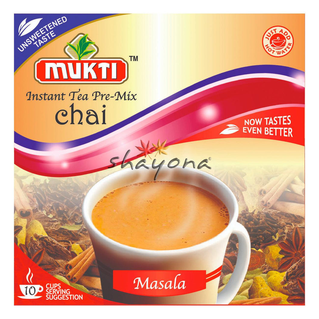 Mukti Instant Unsweetened Masala Chai - Shayona UK