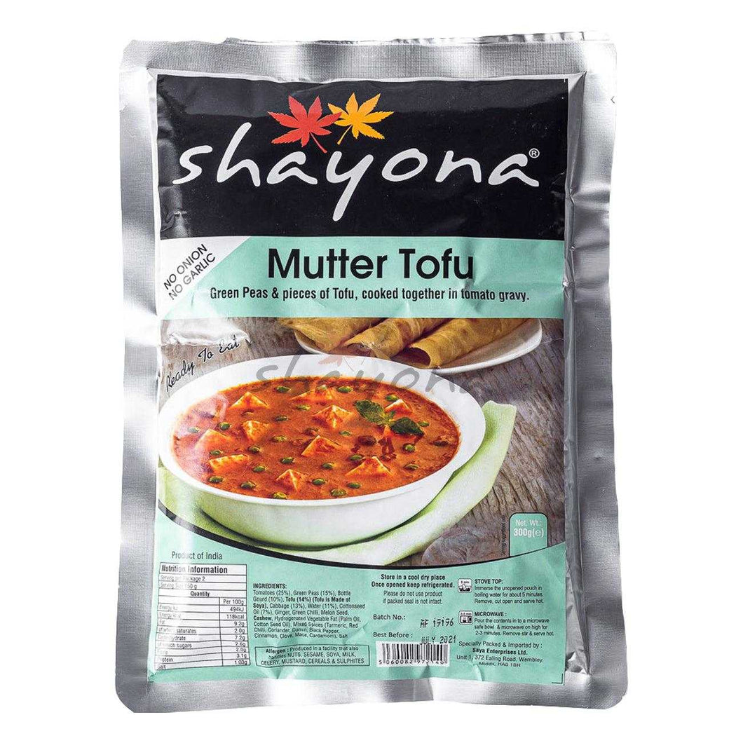 Shayona Mutter Tofu