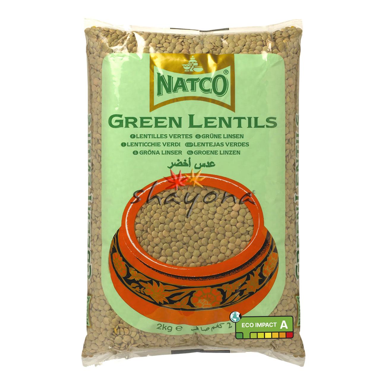 Natco Green Lentils - Shayona UK