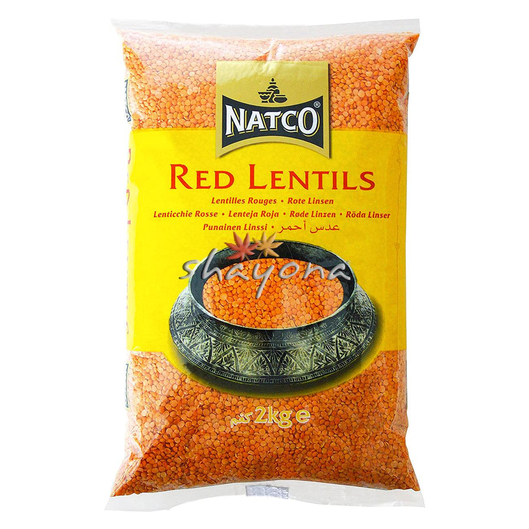 Natco Red Lentils - Shayona UK