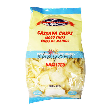 Purvi Cassava Chips Unsalted - Shayona UK