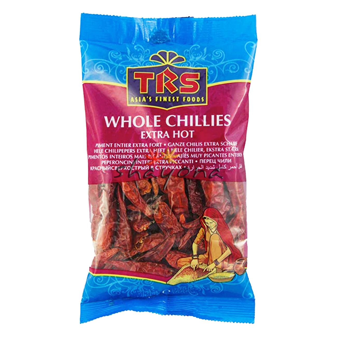 TRS Whole Chillies Extra Hot – Shayona UK