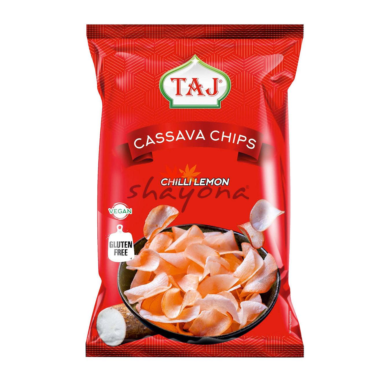 Taj Cassava Chips - Chilli Lemon - Shayona UK