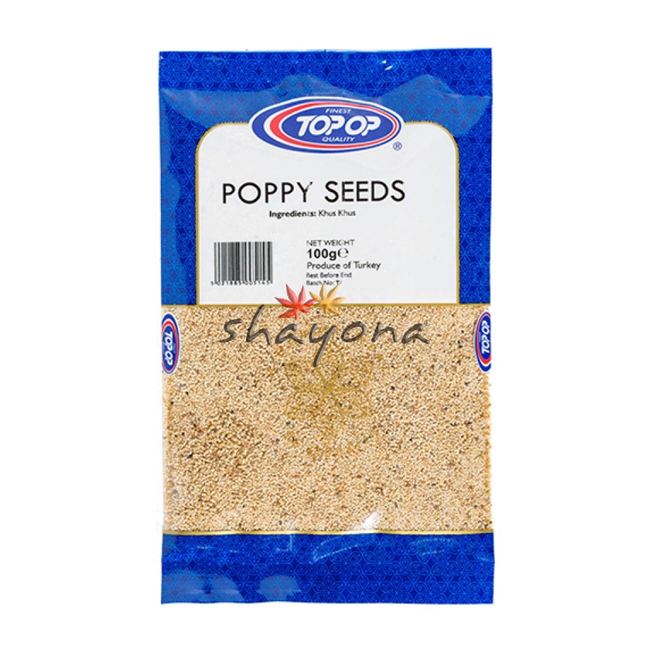TopOp Poppy Seeds - Shayona UK