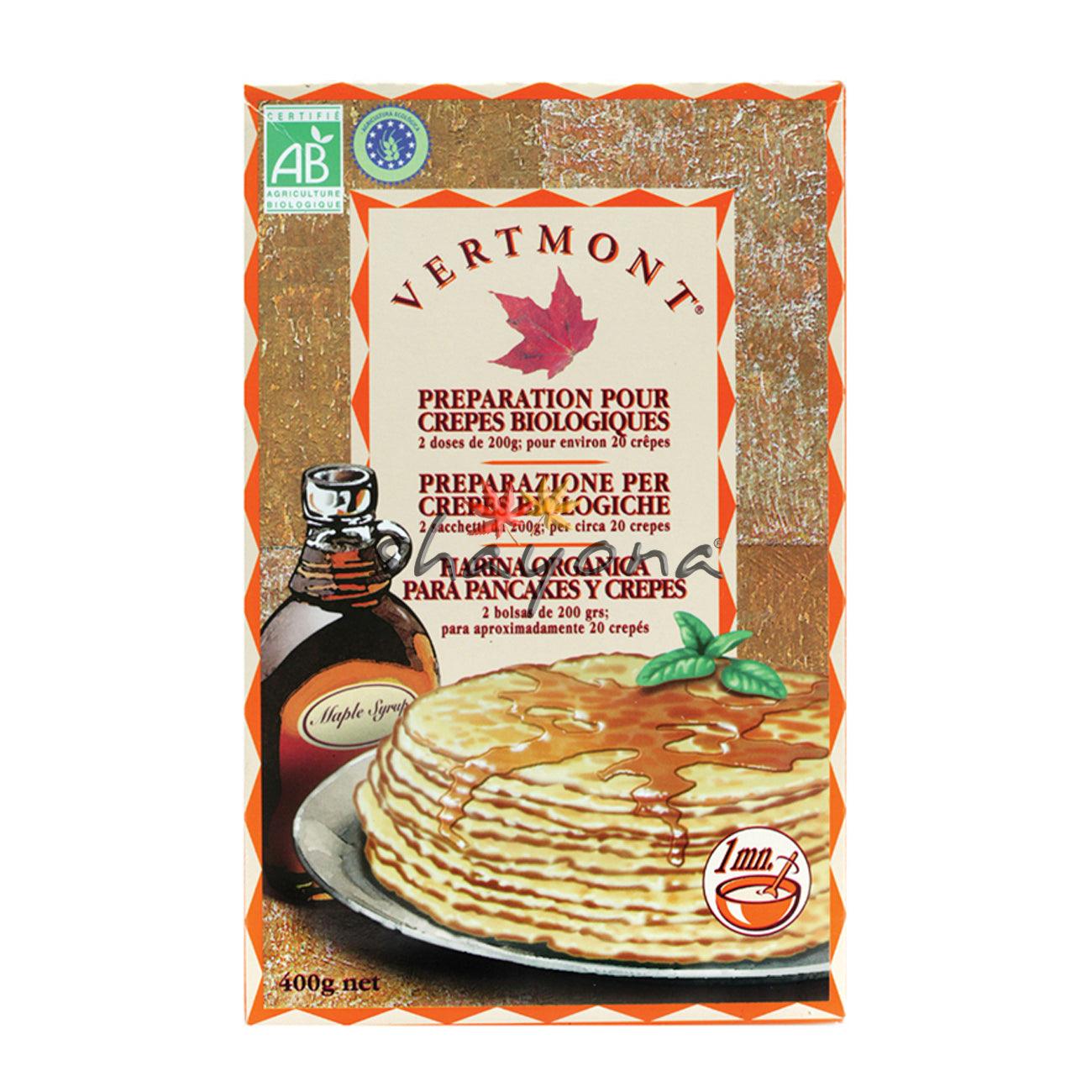 Vertmont Organic Pancake Mix - Shayona UK