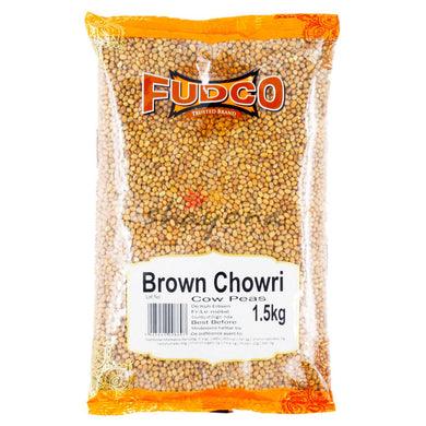 Fudco Brown Cow Peas (Chowri) - Shayona UK