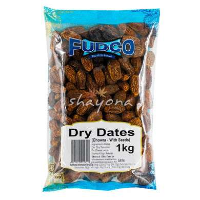 Fudco Dry Dates With Seeds - Shayona UK