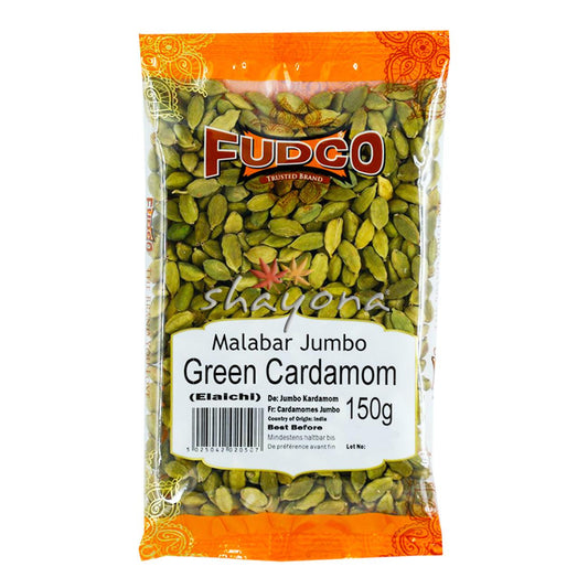 Fudco Jumbo Green Cardamom - Shayona UK
