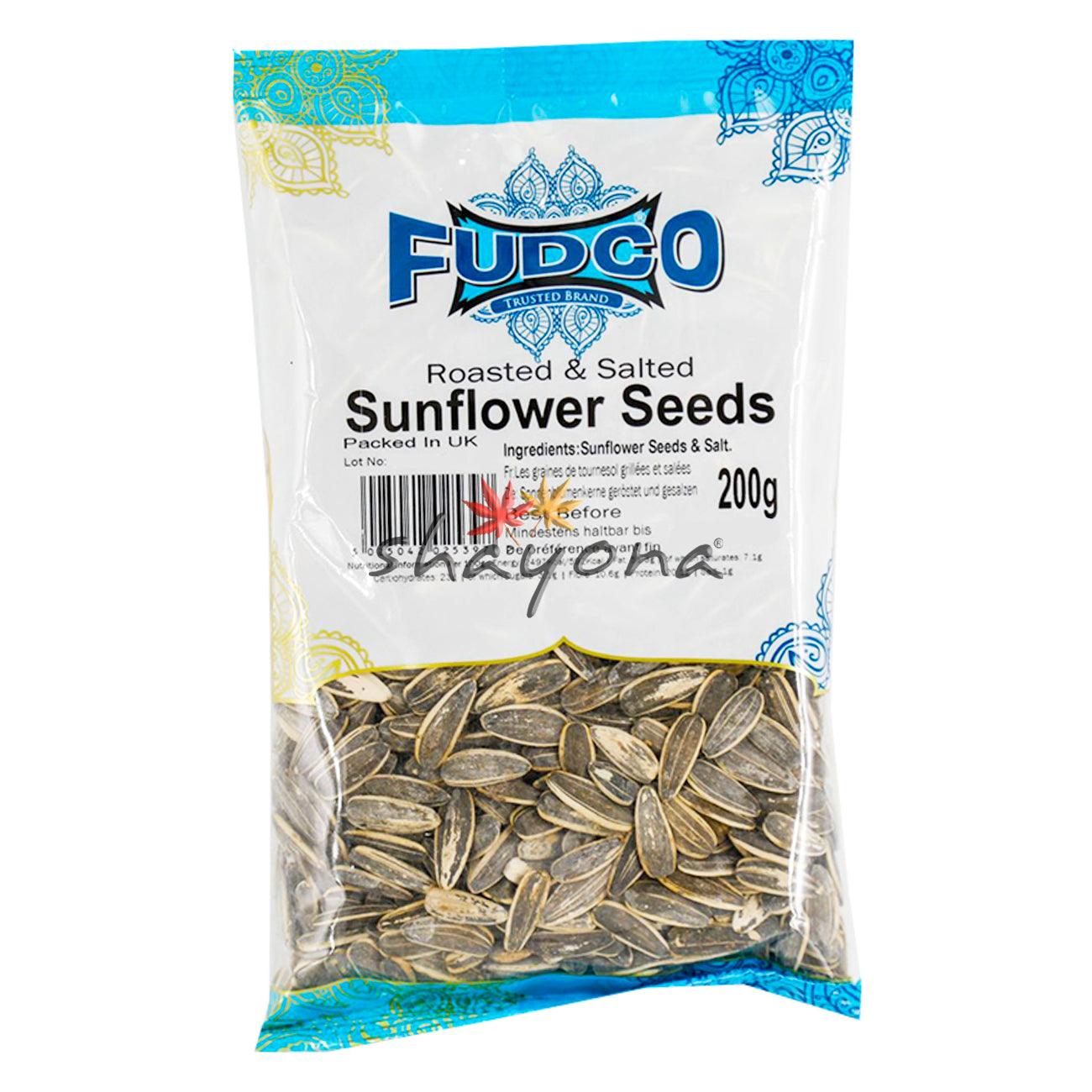 Fudco Roasted & Salted Sunflower Seeds - Shayona UK